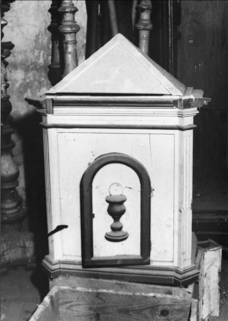 tabernacolo - a tempietto - ambito abruzzese (prima metà sec. XIX)