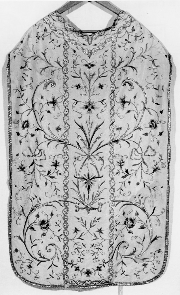 paramento liturgico, insieme - manifattura italiana (secondo quarto sec. XIX)