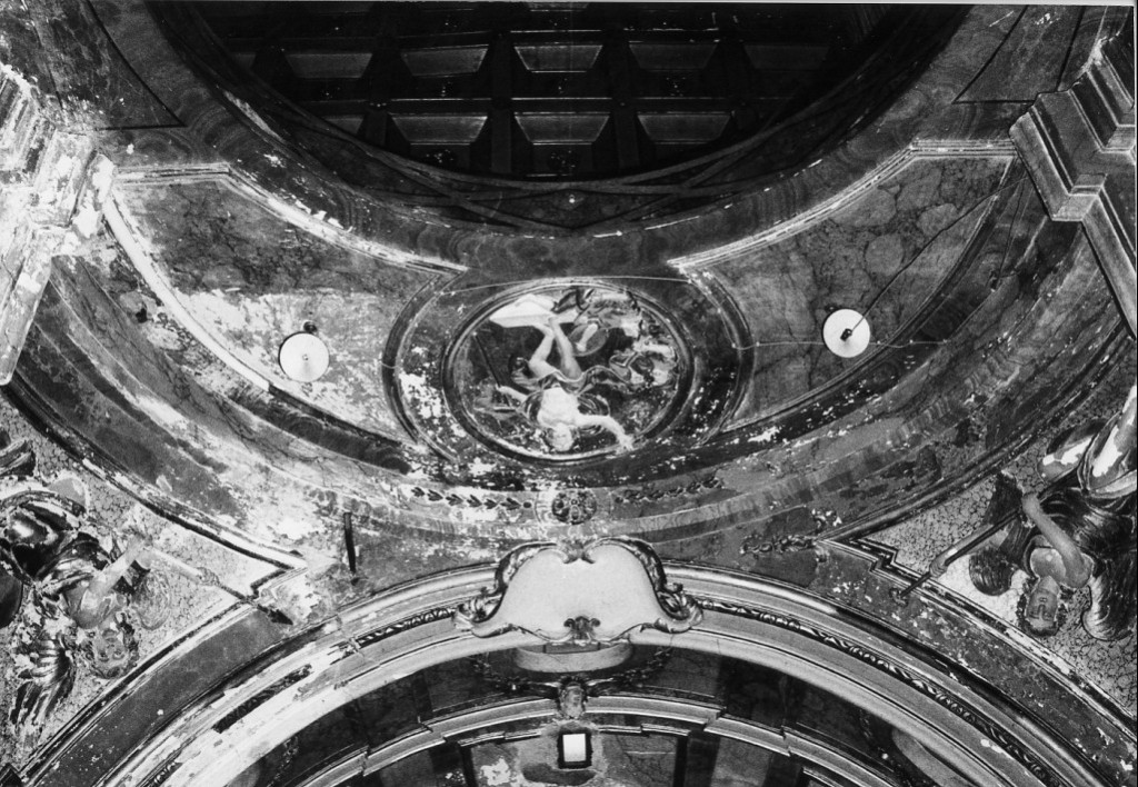 resurrezione di Cristo (decorazione plastico-pittorica) di Terzani Alessandro (cerchia) (secc. XVIII/ XIX)