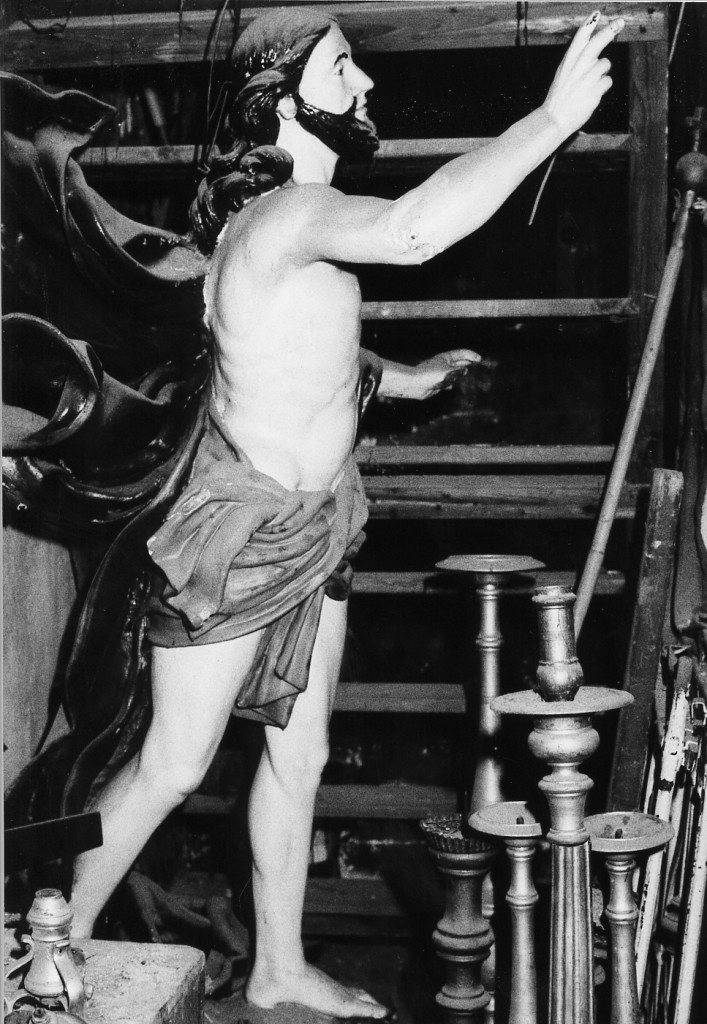 Cristo risorto benedicente (statua) - produzione Italia meridionale (seconda metà sec. XIX)