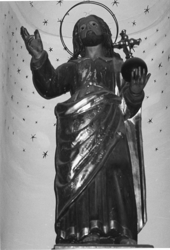 Cristo redentore benedicente (statua) - ambito abruzzese (seconda metà sec. XVIII)