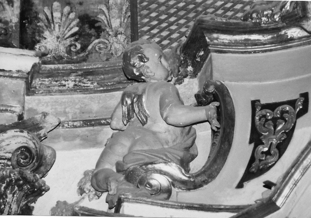 angelo (scultura, coppia) di Rizza G (attribuito), Piazzoli Carlo (attribuito) (sec. XVIII)