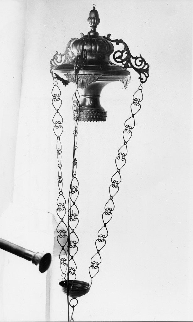 lampada ad olio - ambito Italia centrale (sec. XIX)