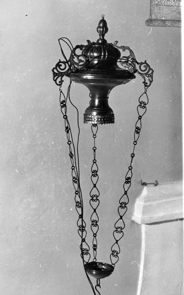 lampada ad olio - ambito Italia centrale (sec. XIX)