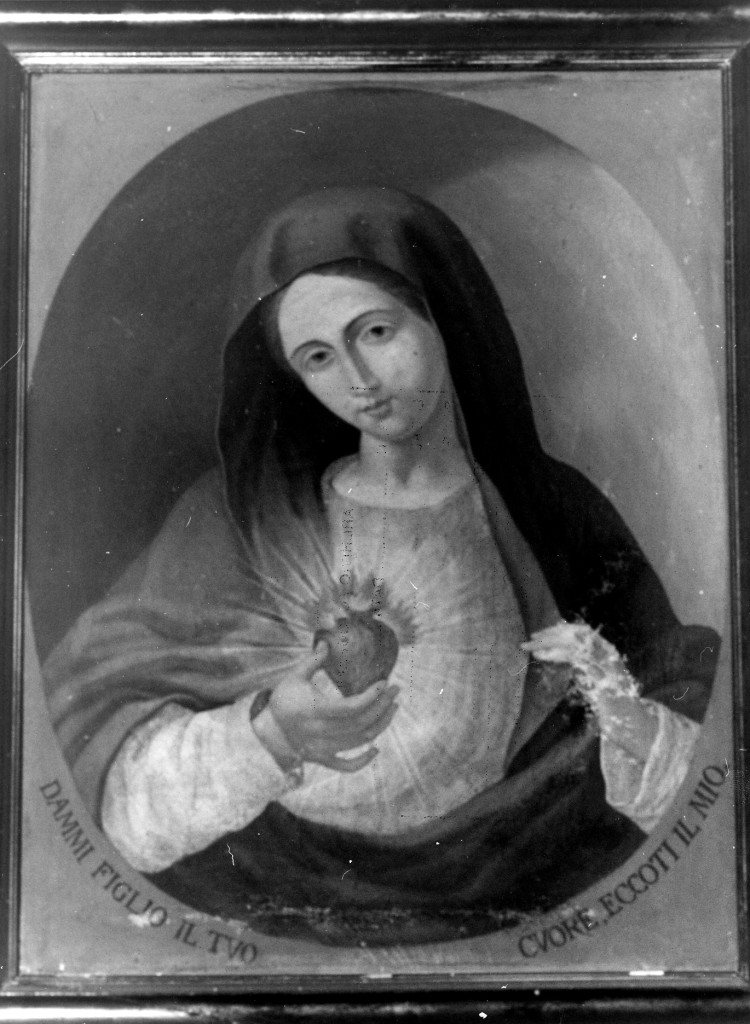 Sacro Cuore di Maria (dipinto) - ambito Italia centrale (sec. XIX)