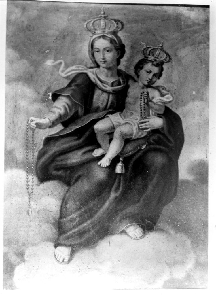 Madonna in trono con Bambino (dipinto) - ambito Italia centrale (sec. XIX)