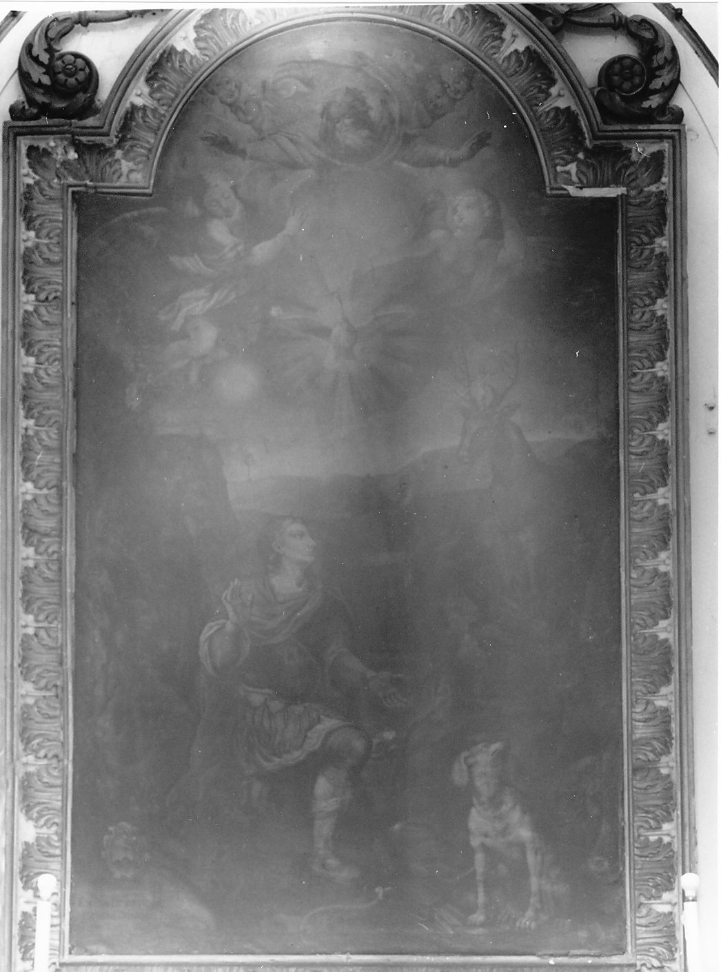 conversione di Sant'Eustachio (dipinto) - ambito napoletano (sec. XVIII)