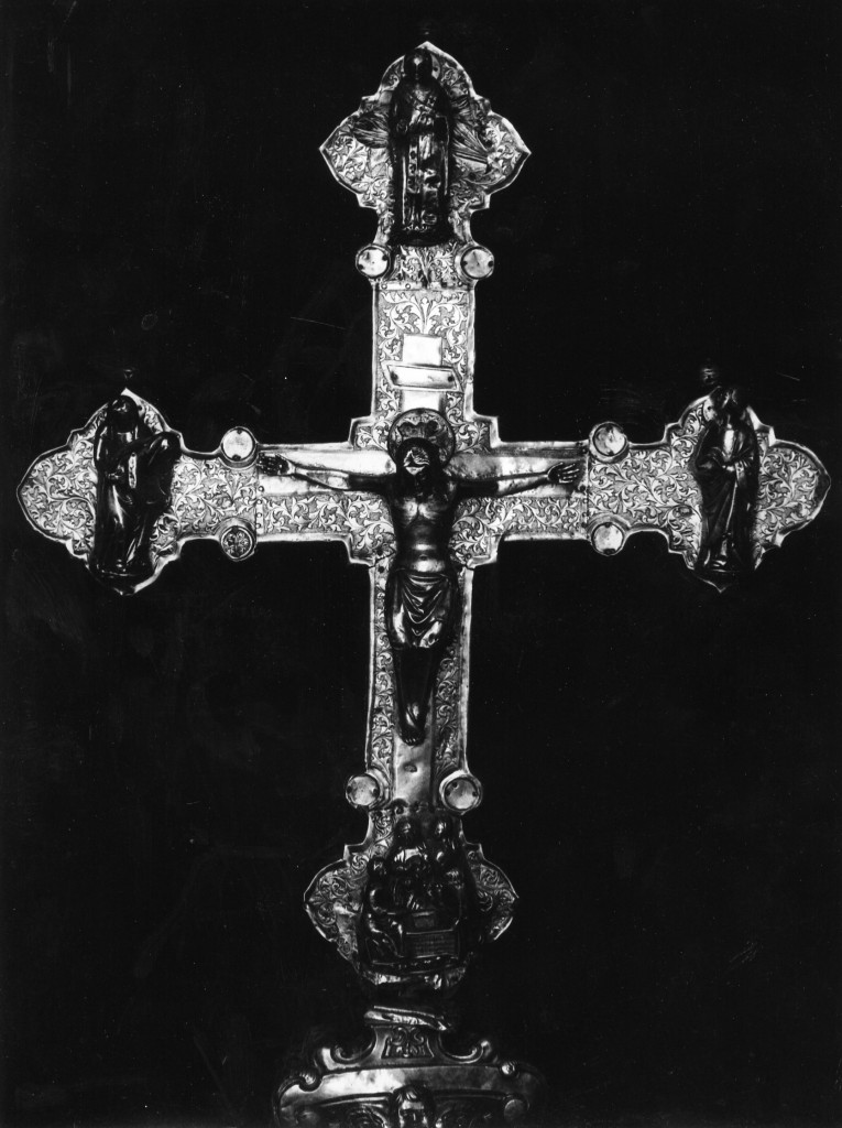 croce processionale di Petruccio di Pelino (attribuito) (sec. XV)