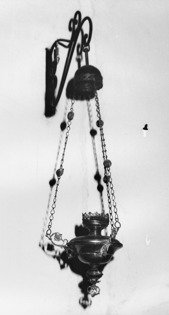 lampada pensile - produzione abruzzese (sec. XIX)