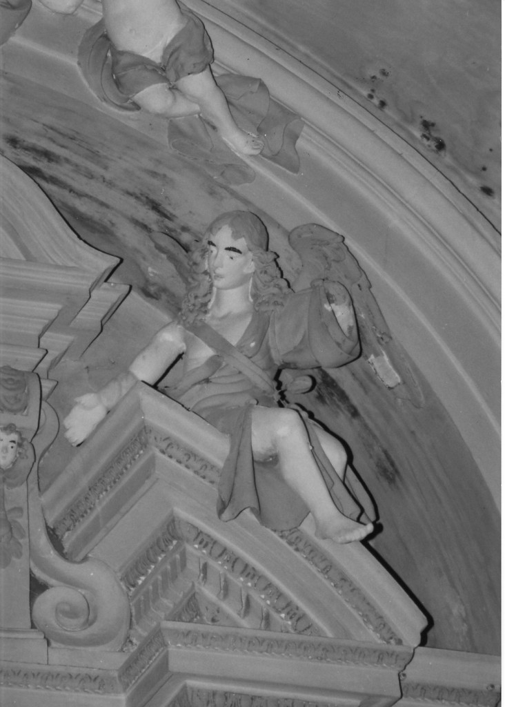 angelo (scultura, coppia) - ambito abruzzese (prima metà sec. XVII)