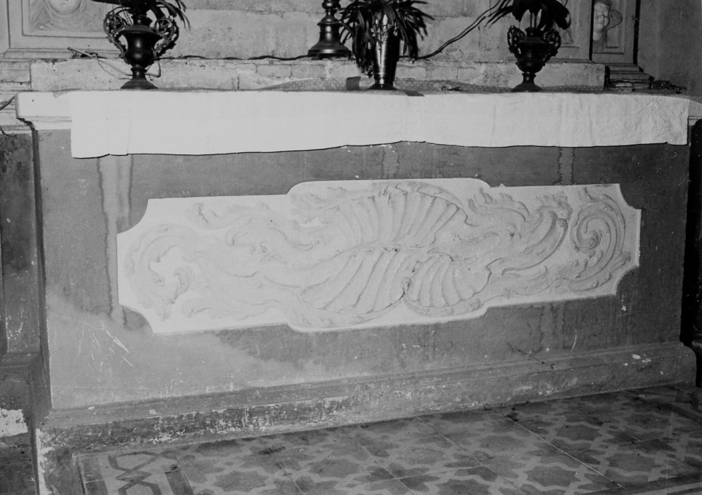 altare - a blocco - ambito abruzzese (prima metà sec. XVII)