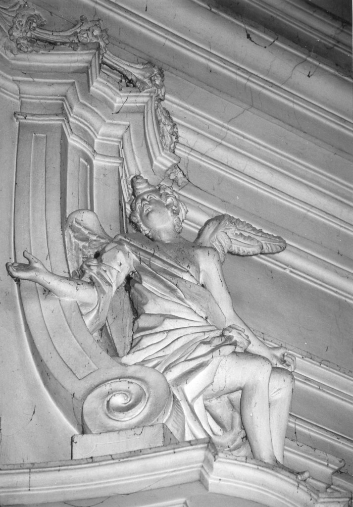angelo (scultura, coppia) di Canturio P (attribuito) (sec. XVIII)