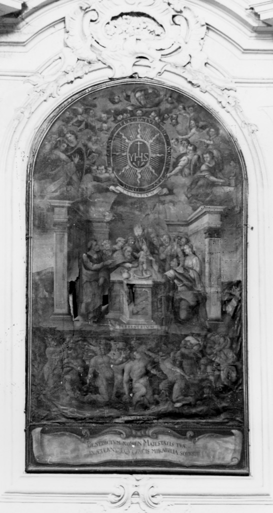 Mistero eucaristico (dipinto) - ambito Italia centrale (sec. XVI)