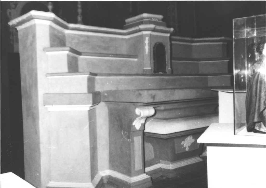 altare maggiore di Capitani S (bottega) (sec. XVIII)