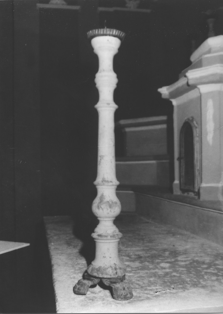candeliere, serie - ambito abruzzese (seconda metà sec. XVIII)