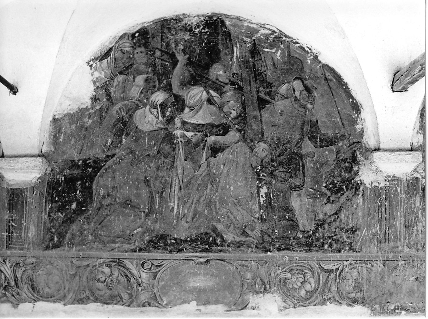 Cristo cade sotto la croce (dipinto) - ambito abruzzese (seconda metà sec. XVII)