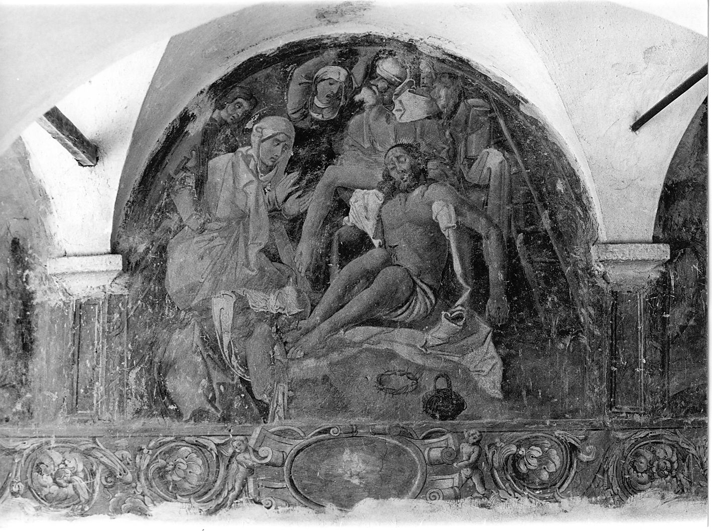 Cristo in pietà (dipinto) - ambito abruzzese (seconda metà sec. XVII)