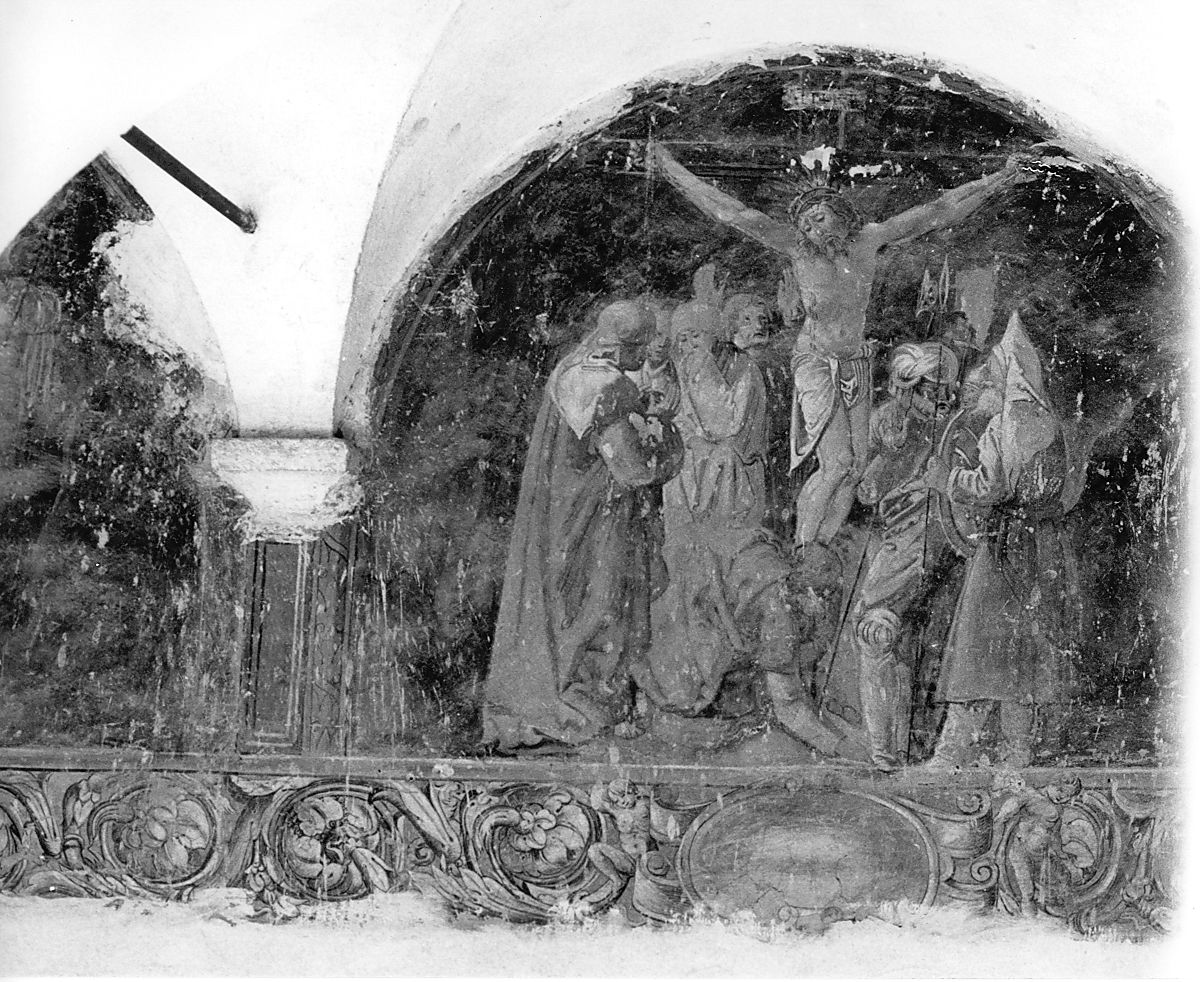 crocifissione di Cristo (dipinto) - ambito abruzzese (seconda metà sec. XVII)