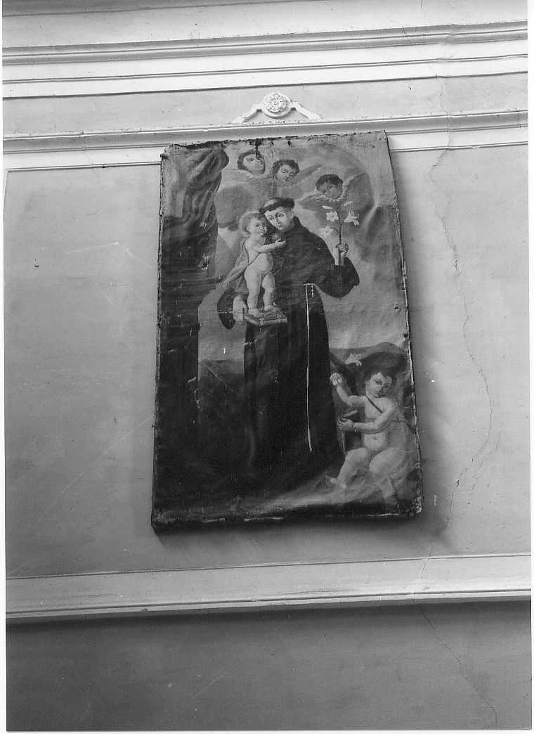 Sant'Antonio da Padova (dipinto, opera isolata) - ambito Italia centrale (sec. XVIII)