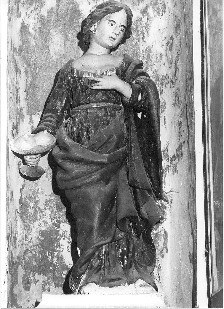 Sant'Agata (statua, opera isolata) - bottega Italia centrale (sec. XVIII)