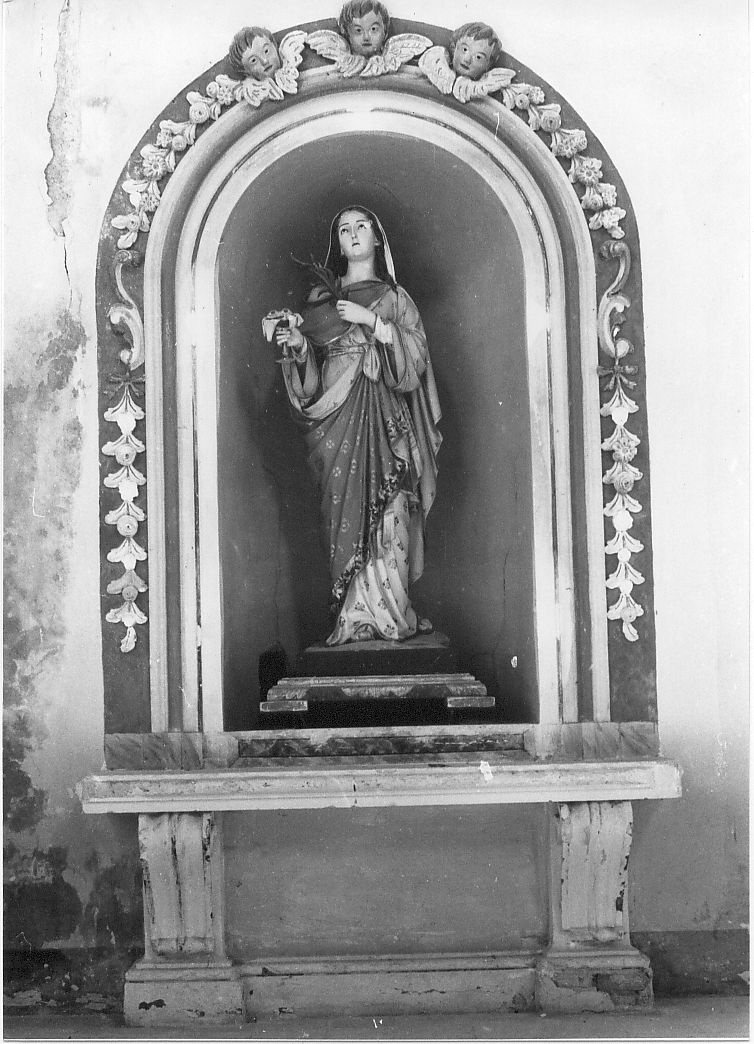 mostra di nicchia, opera isolata - bottega Italia centrale (sec. XIX)