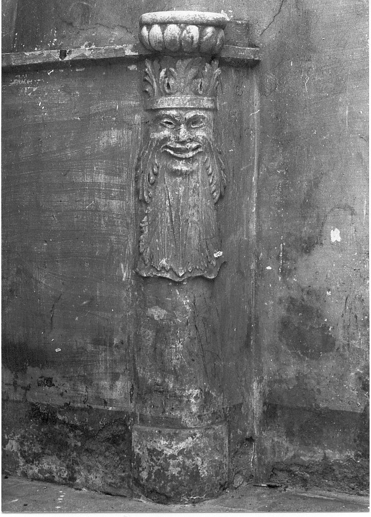 acquasantiera - a fusto, opera isolata - bottega Italia centrale (sec. XVII)