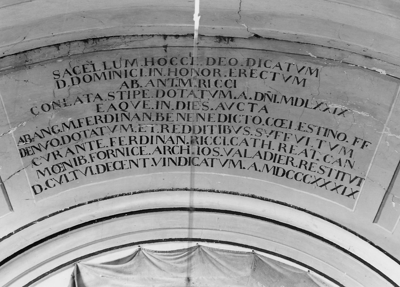 lapide, opera isolata - bottega Italia centrale (sec. XIX)