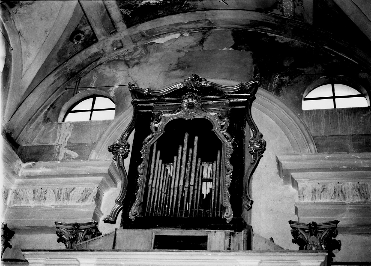 cassa d'organo, opera isolata - bottega Italia centrale (sec. XVIII)