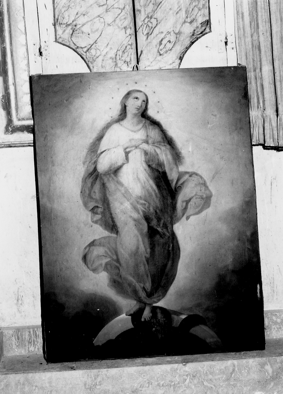 Immacolata Concezione (dipinto, opera isolata) - ambito Italia centrale (sec. XIX)