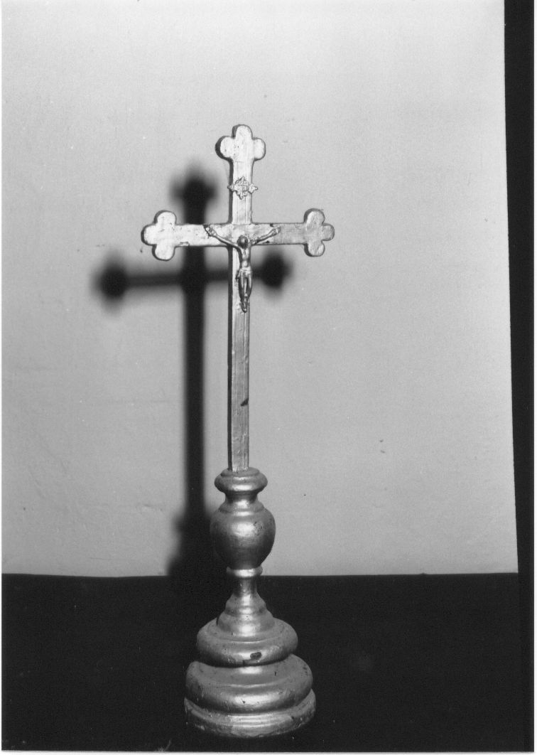 croce d'altare, opera isolata - bottega Italia centrale (sec. XIX)