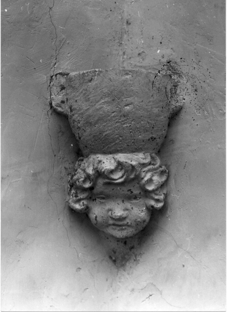 acquasantiera, opera isolata - bottega Italia centrale (sec. XX)