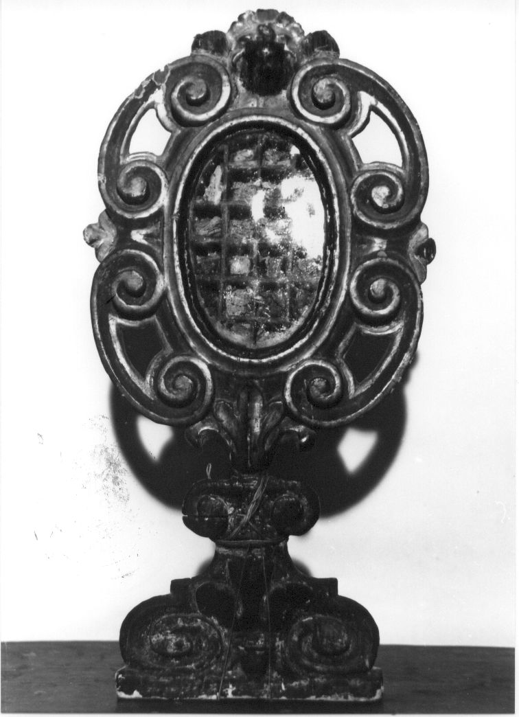 reliquiario - a ostensorio, opera isolata - ambito Italia centrale (sec. XIX)