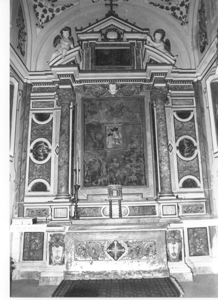 altare maggiore, opera isolata - bottega Italia centrale (sec. XVII)