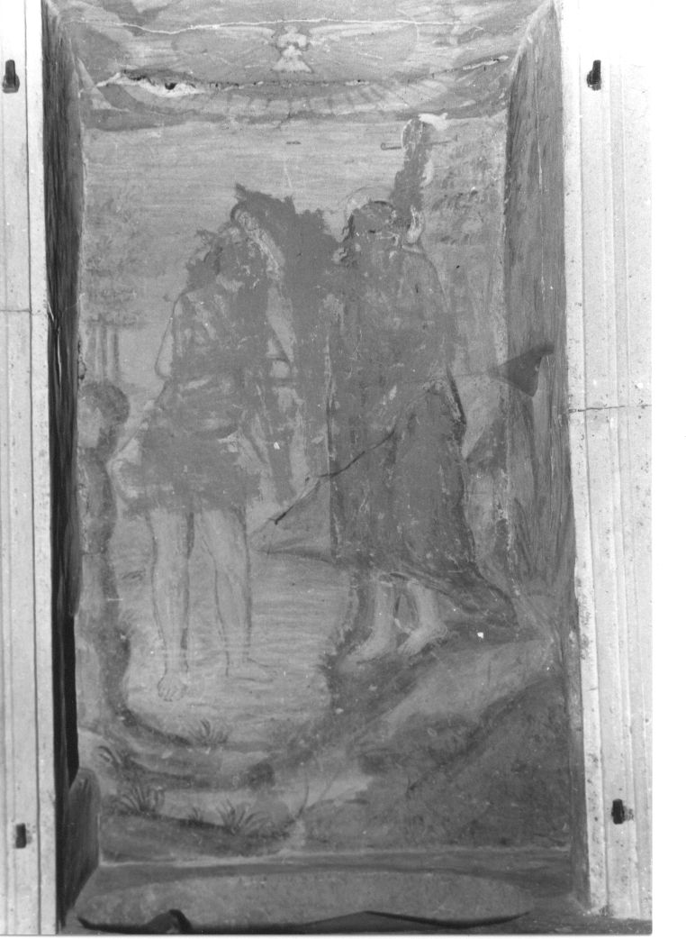 battesimo di Cristo (dipinto, opera isolata) - ambito Italia centrale (inizio sec. XIX)