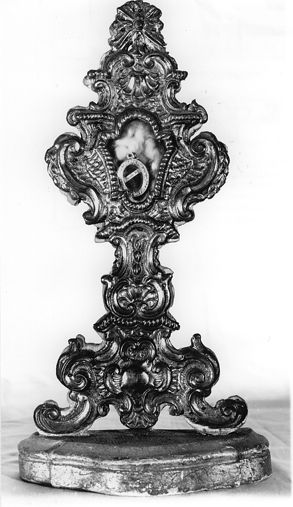 reliquiario-ostensorio - ambito Italia centrale (ultimo quarto sec. XVIII)