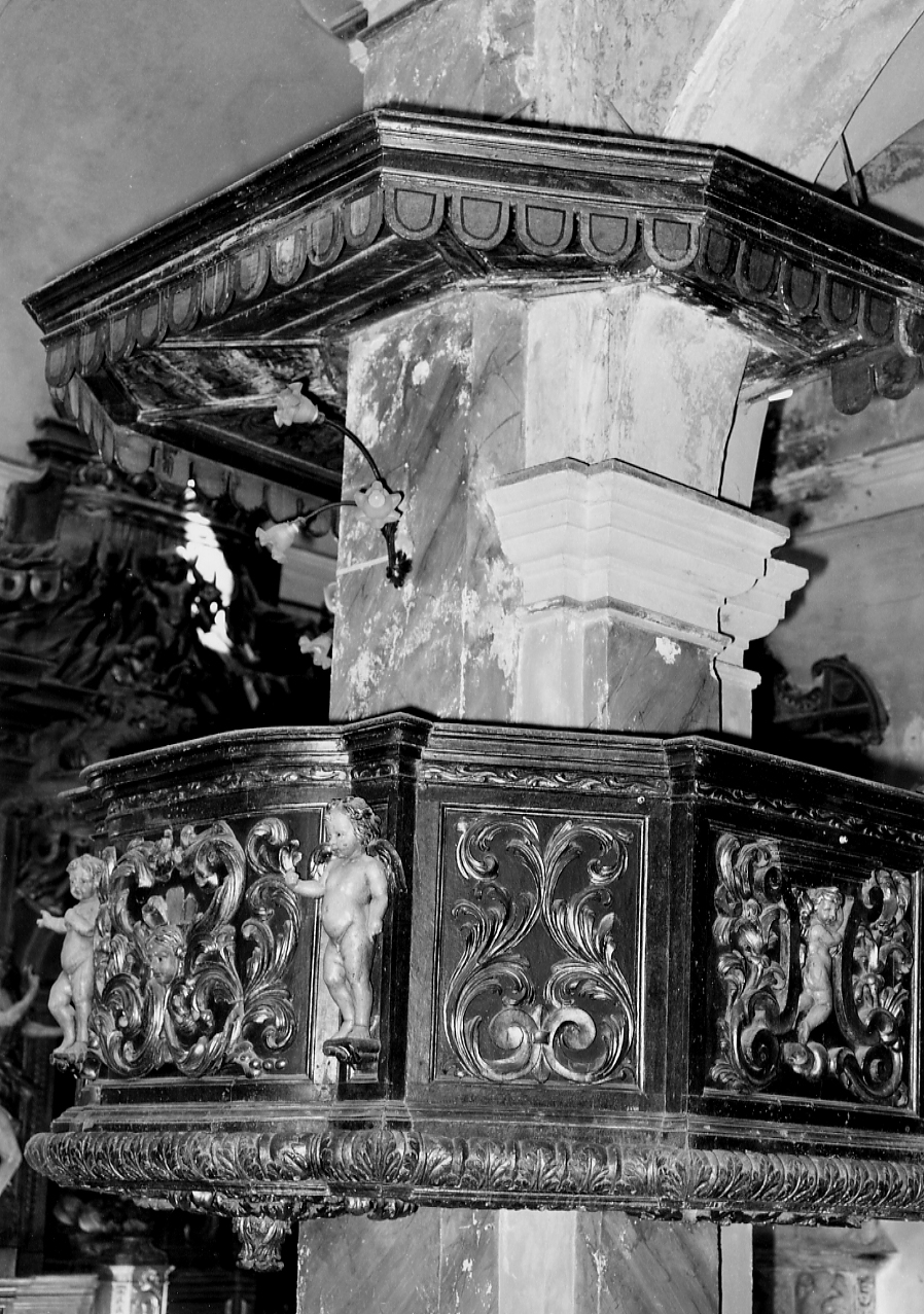 pulpito, opera isolata - bottega Italia centrale (sec. XVII)