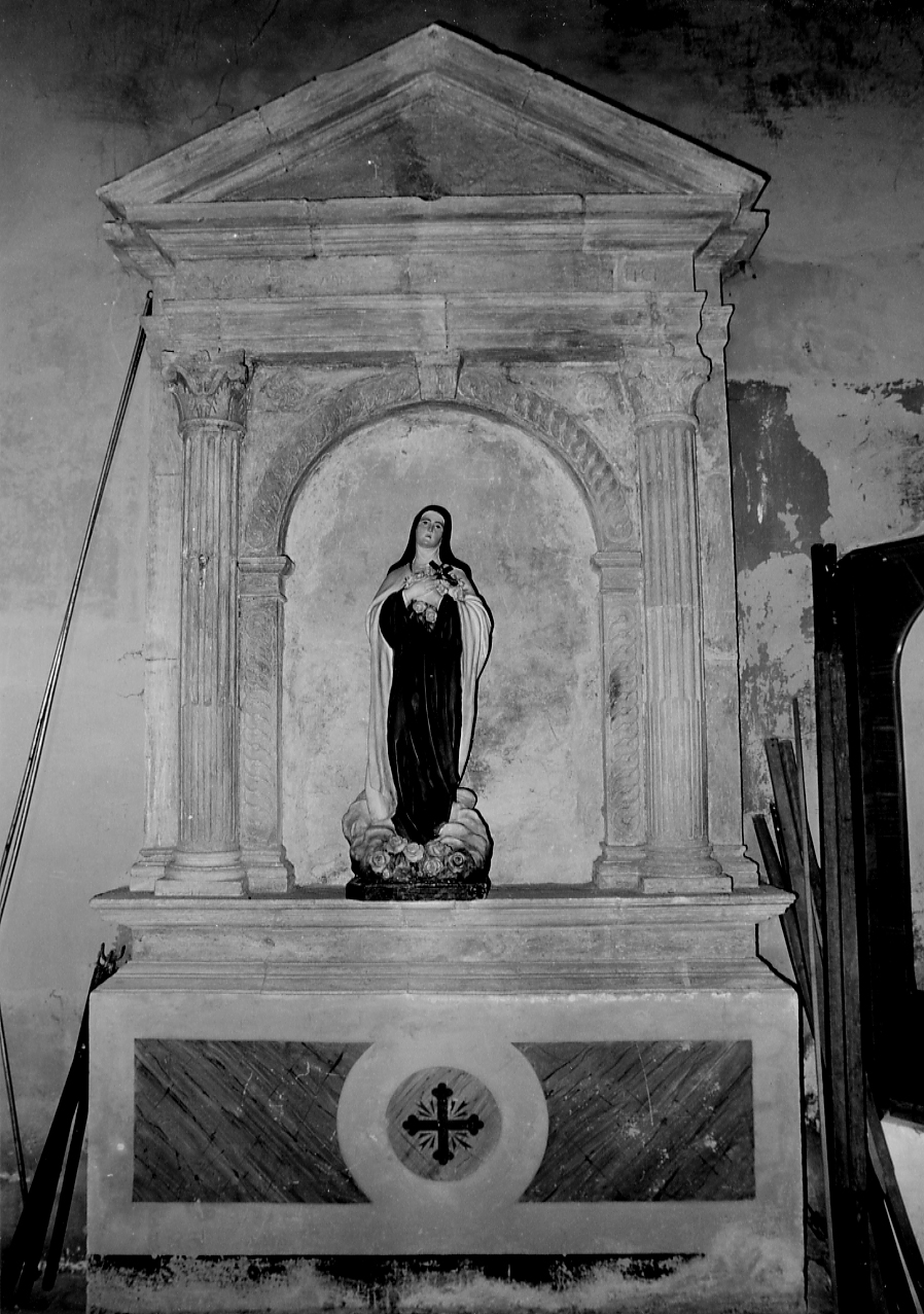 altare, opera isolata - bottega Italia centrale (sec. XVI)