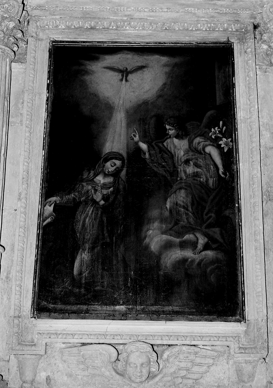 Annunciazione, Annunciazione (dipinto, opera isolata) - ambito abruzzese (sec. XVII)