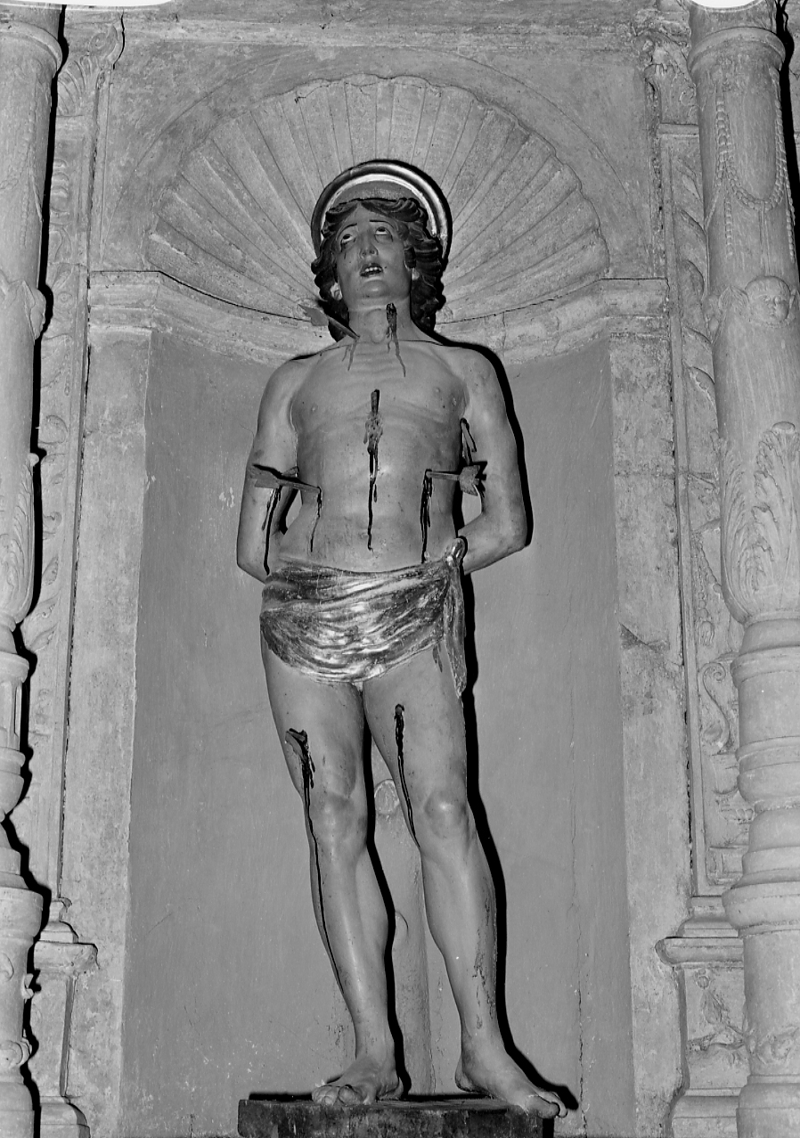 San Sebastiano, San Sebastiano (statua, opera isolata) - bottega Italia centrale (sec. XV)