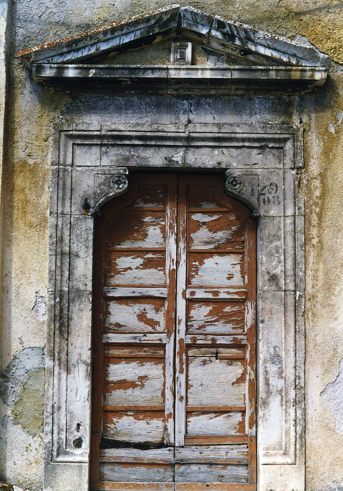 mostra di portale, opera isolata - bottega Italia centrale (sec. XVII)