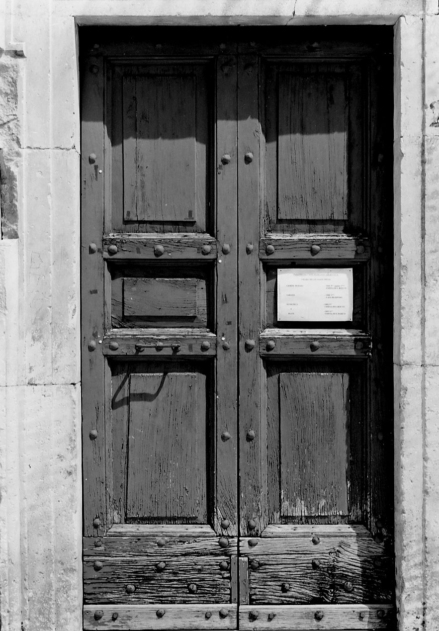 porta, opera isolata - bottega Italia centrale (sec. XIX)