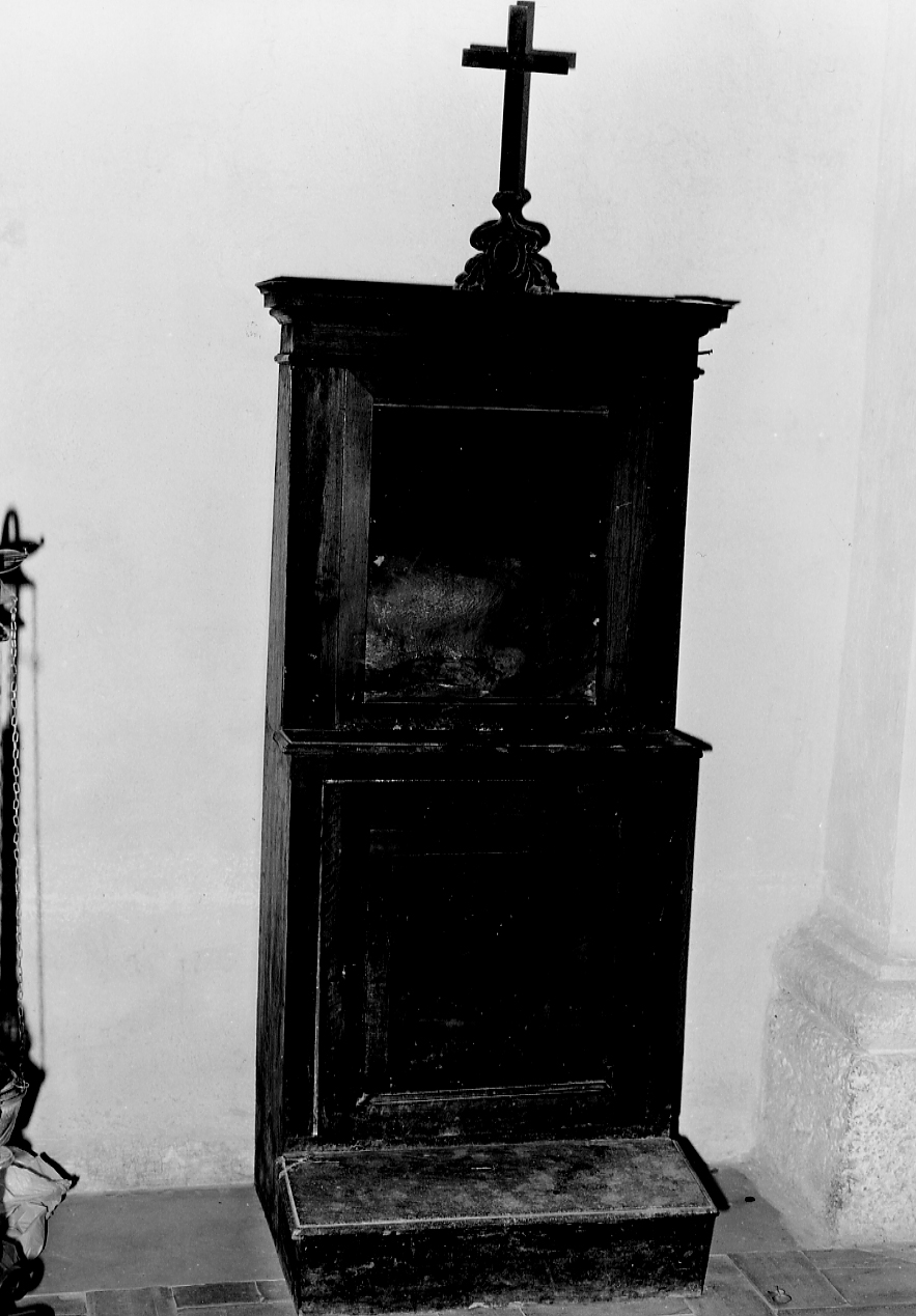 inginocchiatoio, opera isolata - bottega Italia centrale (sec. XIX)