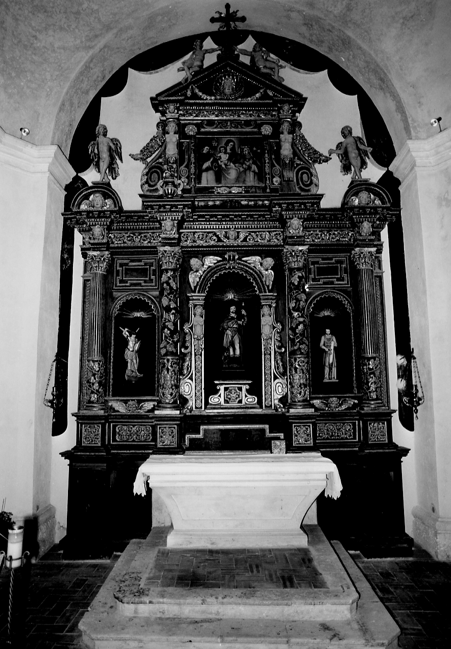 altare maggiore, opera isolata - bottega abruzzese (seconda metà sec. XVII)