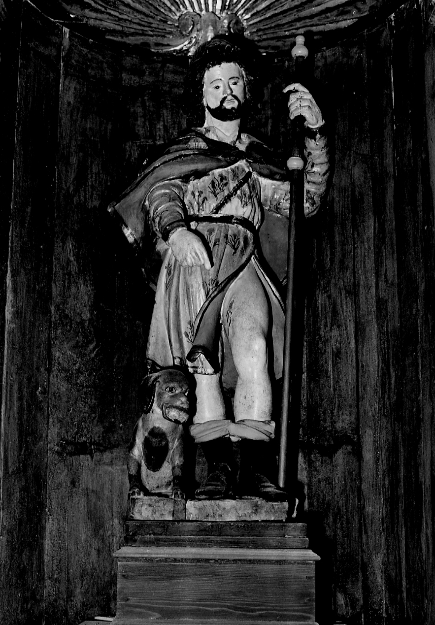 San Rocco, San Rocco (statua, opera isolata) - bottega Italia centrale (sec. XIX)