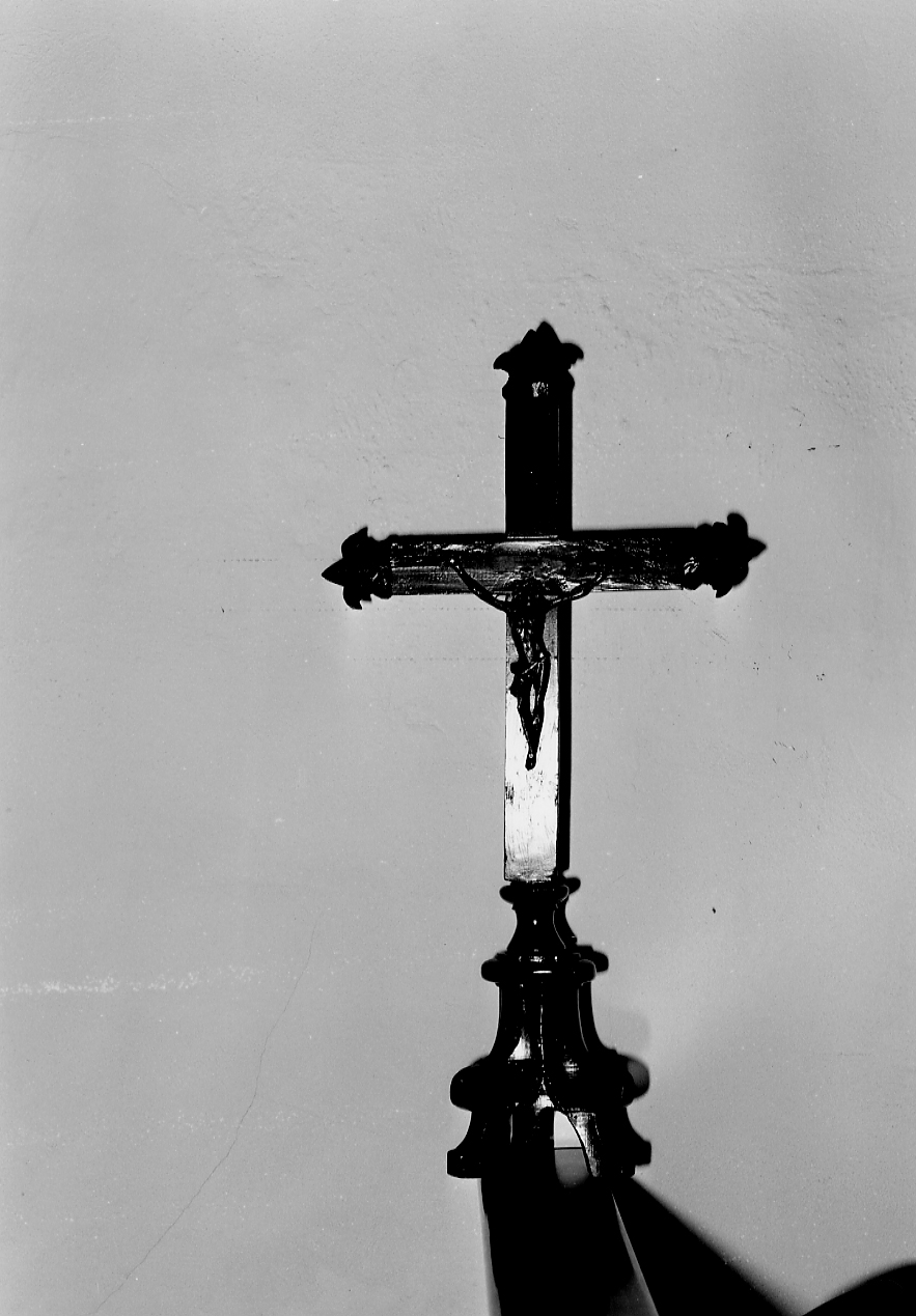 croce d'altare, opera isolata - bottega abruzzese (sec. XVIII)