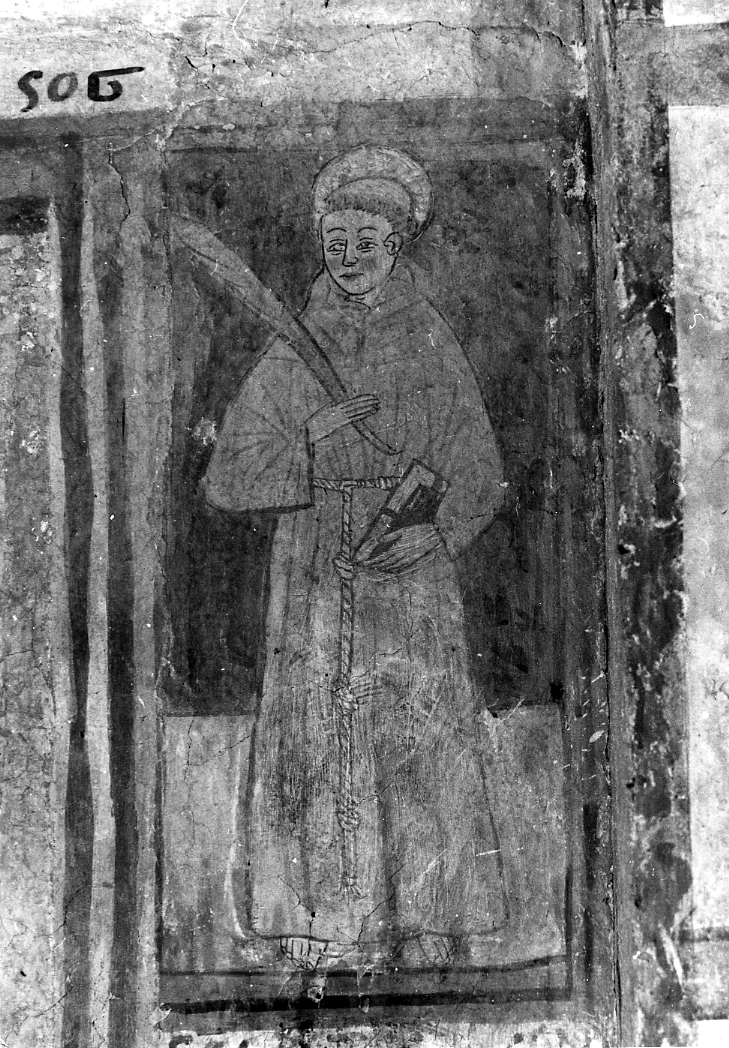 Sant'Antonio, Sant'Antonio da Padova (dipinto, opera isolata) di Sebastiano di Cola da Cosentino (attribuito) (sec. XVI)