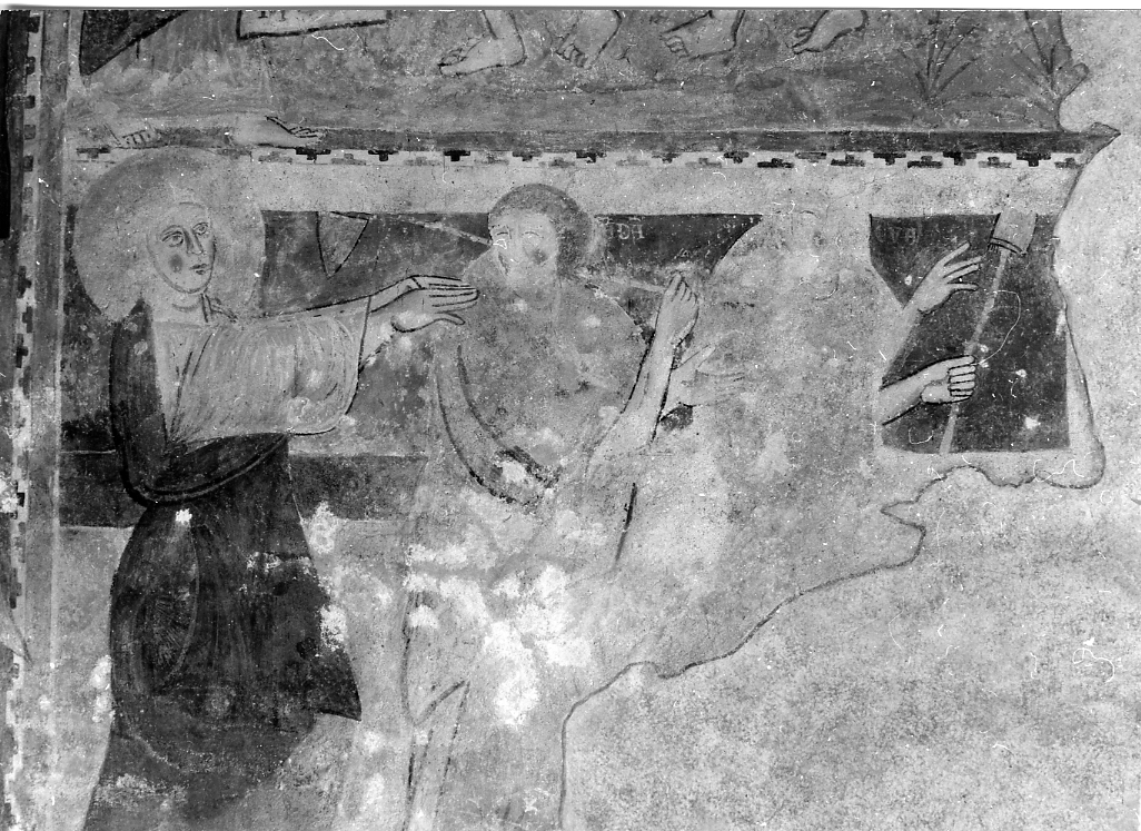 cacciata di Adamo ed Eva dal paradiso terrestre, cacciata di Adamo ed Eva dal paradiso terrestre (dipinto, elemento d'insieme) di Maestro della Genesi (bottega) (sec. XIII)