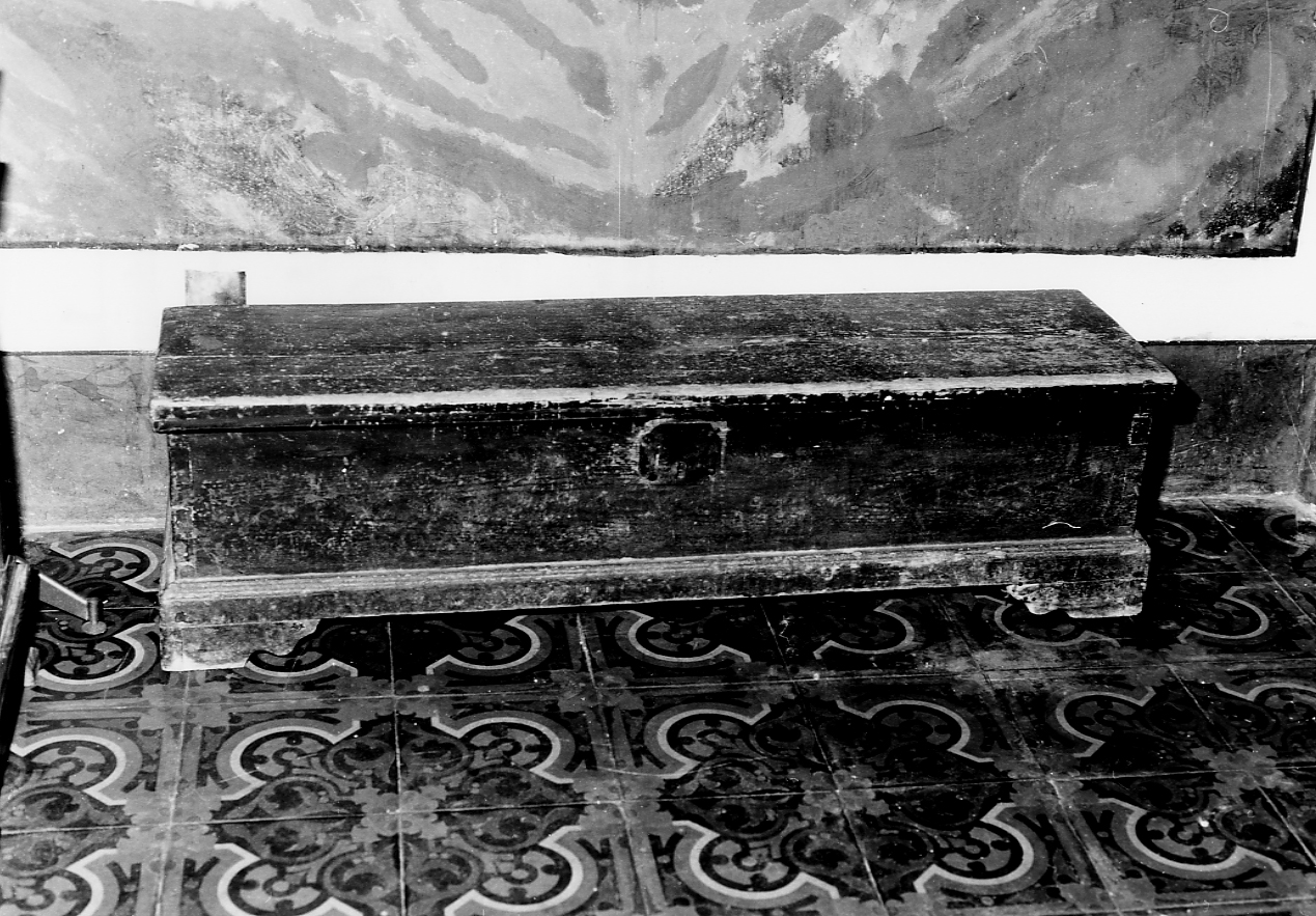 cassapanca, opera isolata - bottega Italia centrale (sec. XVII)