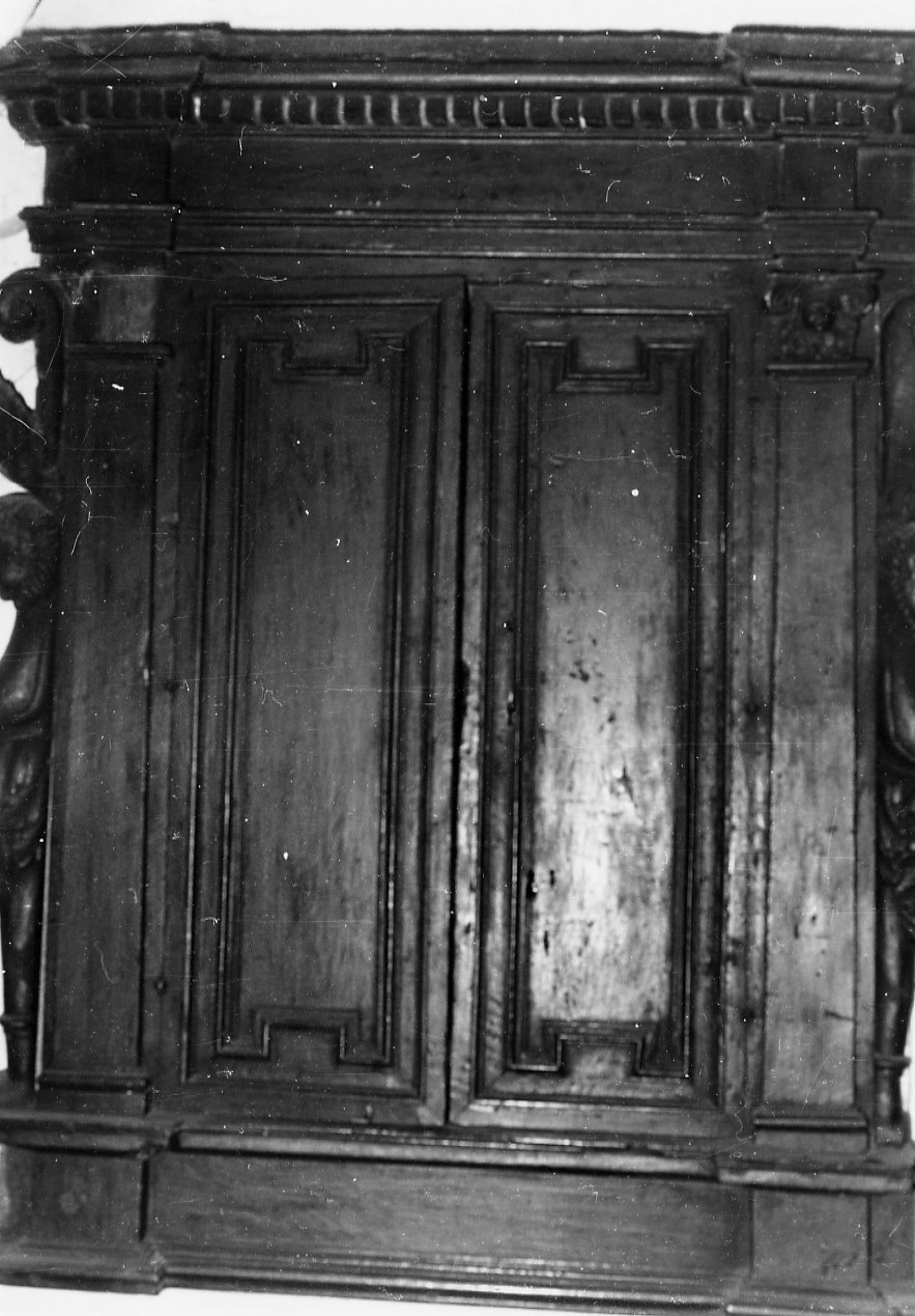 armadio - a muro, opera isolata - bottega Italia centrale (sec. XVII)