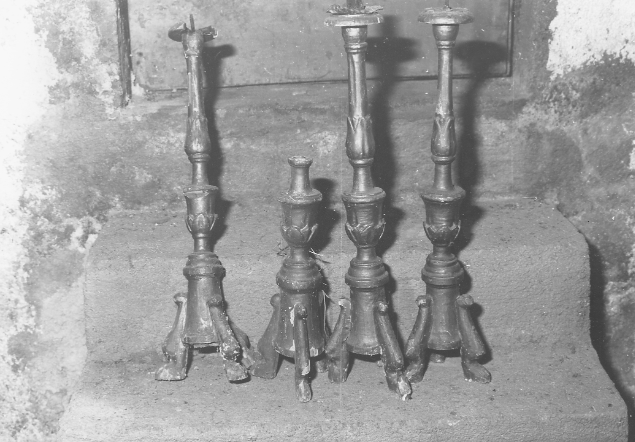 candeliere, serie - bottega Italia centrale (sec. XIX)